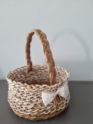 Koszyk kosz  wiklinowy wielkanocny dekoracyjny 