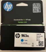 HP WKŁAD TUSZ 963XL CYAN 3JA27A  CHIP ORYGINAŁ PUSTY