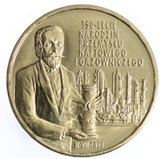 Monety 2 zł 150-lecie narodzin przemysłu naftowego i gazowniczego 2003