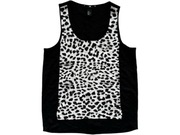 Top we wzorek lamparta, H&M, M