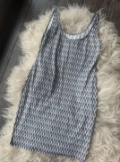 Bluzka na ramiączkach wzorki koszulka luźna M bez metek