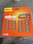 Wkłady do maszynki gillette fusion 5 ostrza 18 sztuk