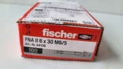 NOWA KOTWA STALOWA WBIJANA FISCHER FNA II 6x30 M6/5 100szt