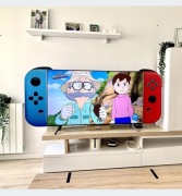 DEKORACJA TV POKÓJ GRACZA NAKŁADKA NA TELEWIZOR 32 cale IMITACJA KONSOLI