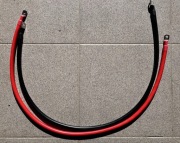 Przewody silikonowe 100cm 3AWG 26.7mm2 do magazynu energii pod śruby M8