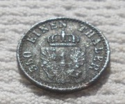 Prusy Król Wilhelm I Hohenzollern 1 fenig pfenning 1867 A Berlin KM# 480