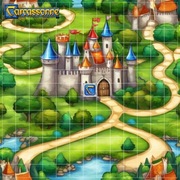 Mata na stół do CARCASSONNE + GRATIS