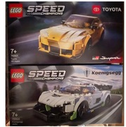 Lego 76901 Speed Champions Toyota Supra + 76900 Koeningsegg Nowe
