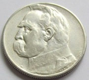 5 zł złotych Piłsudski 1934 r. (4) Ag Orzeł strzelecki