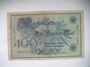 Banknot Niemcy - 100 Marek 1908 r.