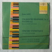 Franz Liszt, Koncert na fortepian, Węgierska Rapsodia, winyl ok 1960