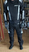 Kombinezon motocyklisty plus rękawice