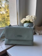 Oryginalna Miętowa/Pastelowa Torebka na Ramię/Listonoszka Nobo