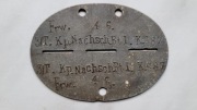 nieśmiertelnik - 3/ T. Kp. Nachsch. Btl. K. 687
