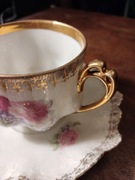 Stara urocza filiżanka porcelana sygnowane Rezerwacja