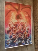 plakat na płótnie z filmu stranger things