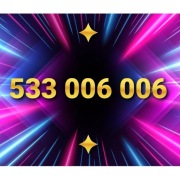 Złoty numer ____ 533 006 006 ____ Platynowy - ViP