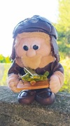Krasnal "Lotnik"-"Pilot", urodziny, handmade