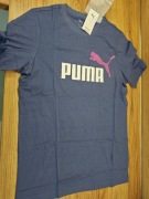 Koszulka damska t-shirt puma rozmiar S , niebieski z różem 