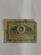 Banknot Rumunia 100 Lei – Oryginał z okresu monarchii