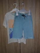 Zestaw letni bawełniany H&M r. 110/116