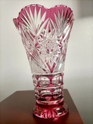 Wazon kryształowy róż 