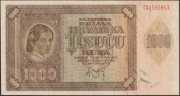 Chorwacja 1000 kuna 1941 - G1 - stan bankowy UNC