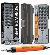 ZESTAW WKRĘTAK AKUMULATOROWY ŚRUBOKRĘT ELEKTRYCZNY PREZYCYJNY 38 BITÓW ETUI