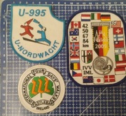 Zestaw naszywek naszywki U-Nordwach Fulda 2009 IFDW Castlebar Ireland