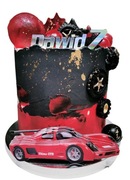Dekoracja na tort Samochód wyścigowy