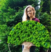 Drzewko szczęścia makrama chrobotek 90 cm