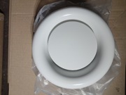 ANEMOSTAT  wywiewny 125MM biały 