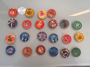 Pokemon Tazo Zestaw 1 Brock Zappery 3D 22 Sztuki