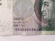 100 ZŁ banknot kolekcjonerski numer seryjny 666 