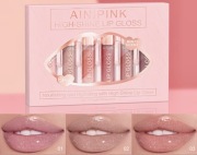 Zestaw błyszczyków do ust AiniPink 6 szt. – błyszczyki lip gloss glow