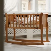 Kołyska firmy WOODIES Noble Crib 90x40 vintage