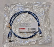 Patchcord Kabel sieciowy RJ45 UTP kat. 6A klasa EA LSOH Slim niebieski 1m