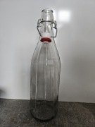 Butelka szklana hermetyczna z kapslem 1 l