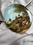 Talerz kolekcjonerski  ,,wizyta u pasterza” Weimar porzellan