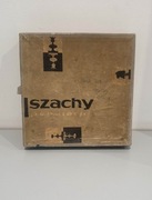 Szachy podróżne PRL drewniane - stare używane kompletne