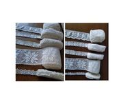 unikat koronka bawełniana antyk kolekcjonerska pasmanteria lambrekin