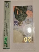 Banknot 20 złotych 2020r. Bitwa Warszawska 1920, PMG 69