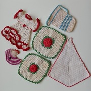 ŁAPKI KUCHENNE CHWYTAKI DO KUCHNI PRL 6 SZTUK HIT