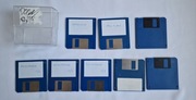 Amiga 500 zestaw dyskietek DD wraz z pudełkiem, zestaw 7