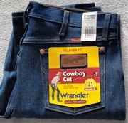 WRANGLER 31 MWZ Cowboy Cut spodnie męskie rozmiar 34 x 32