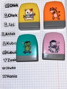 Pieczątka z imieniem dziecka