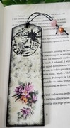 Zakładka do książki decoupage rękodzieło 