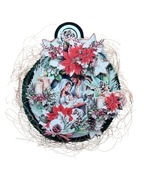 Kartka Święta Bożego Narodzenia rękodzieło 3D Jezus Betlejem gwiazda