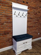 Panel siedzisko puf wieszak przedpokój