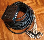 KABEL 30m WIELOPAROWY STAGEBOX PYTA XLR LEEM PRO 16/4
